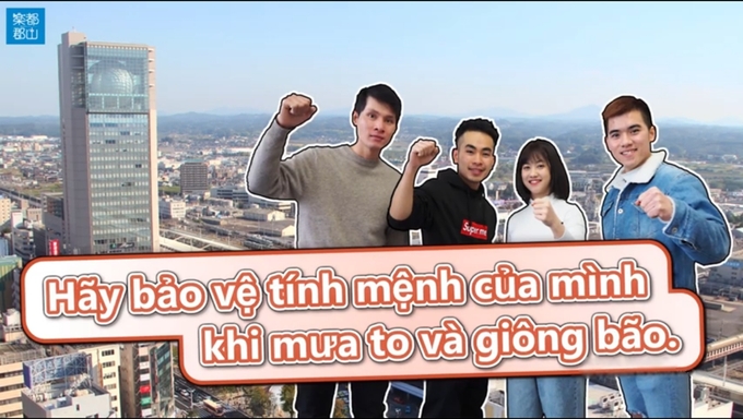 Cộng đồng Việt giúp thành phố Nhật làm video đa ngôn ngữ