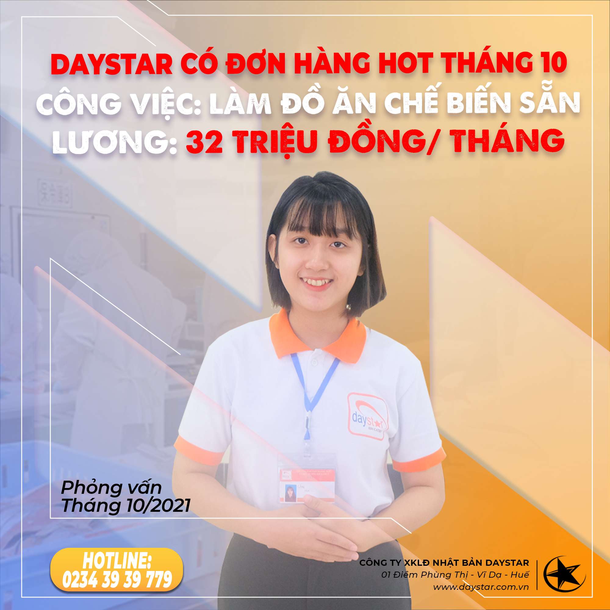 TUYỂN GẤP 12 NỮ LÀM ĐỒ ĂN CHẾ BIẾN SẴN TẠI NHẬT BẢN
