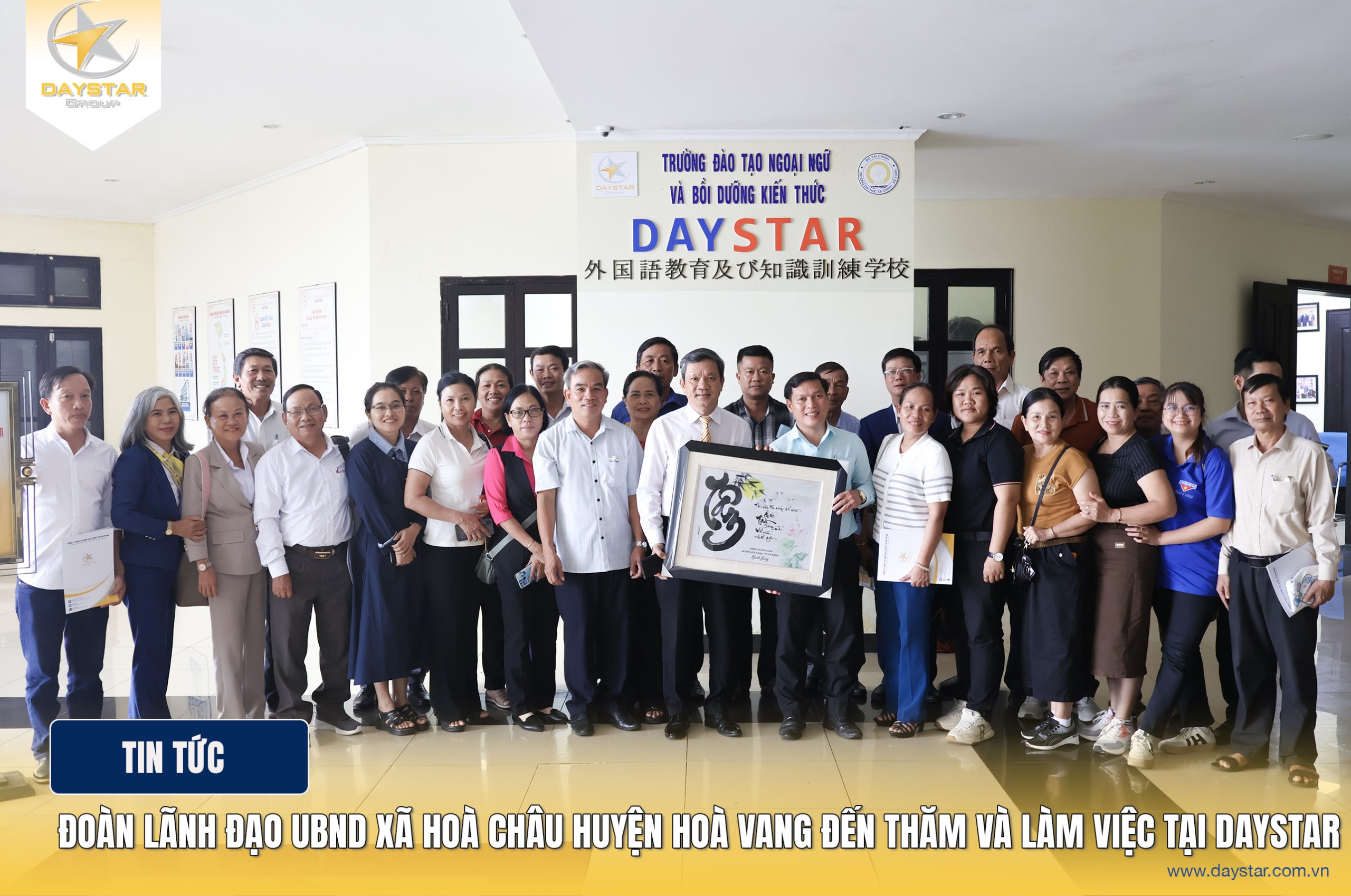 ĐOÀN LÃNH ĐẠO XÃ HOÀ CHÂU HUYỆN HOÀ VANG – THÀNH PHỐ ĐÀ NẴNG ĐẾN THĂM VÀ LÀM VIỆC TẠI DAYSTAR