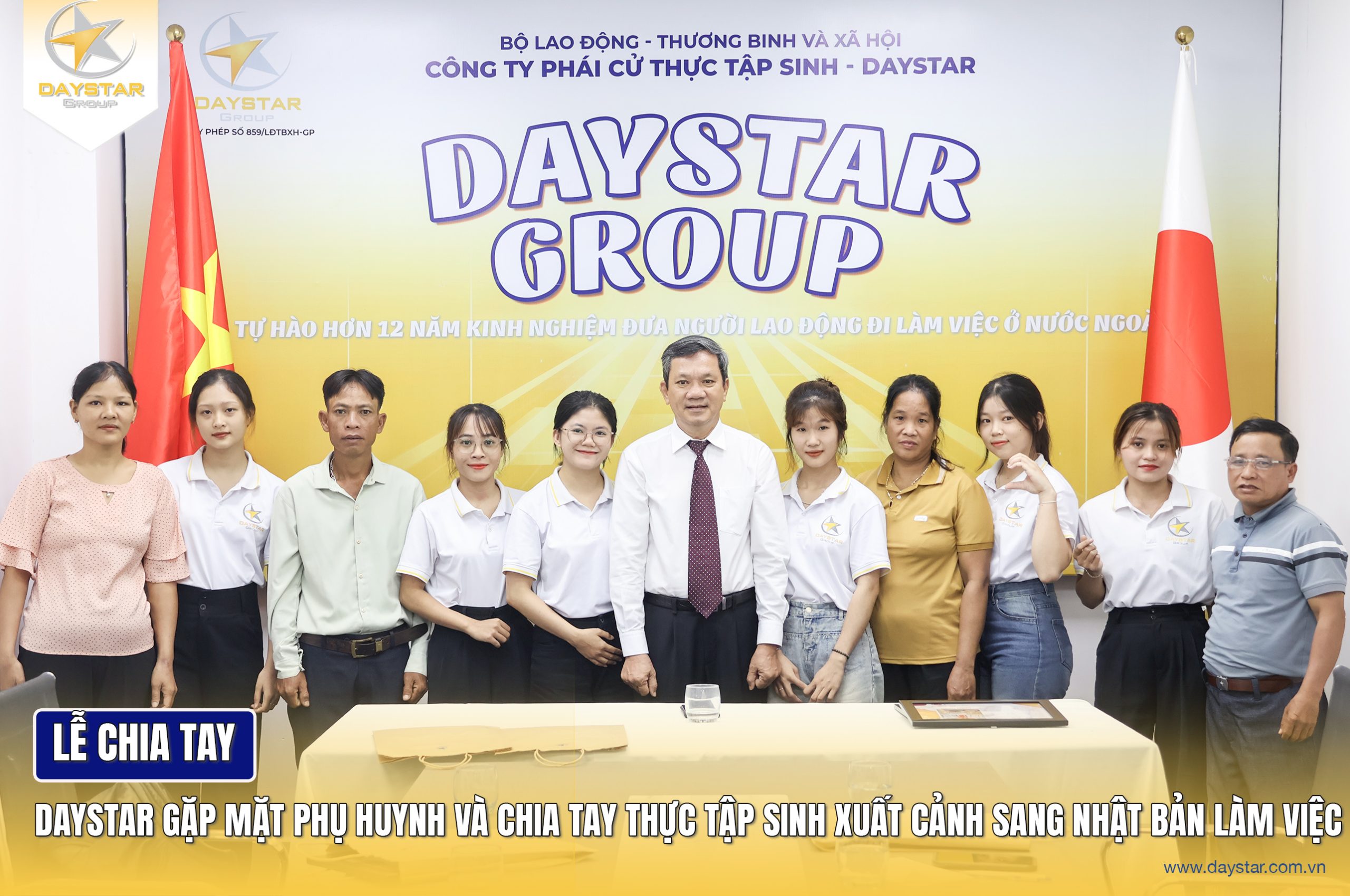 Daystar tổ chức gặp mặt và giao lưu gia đình Thực tập sinh trước xuất cảnh